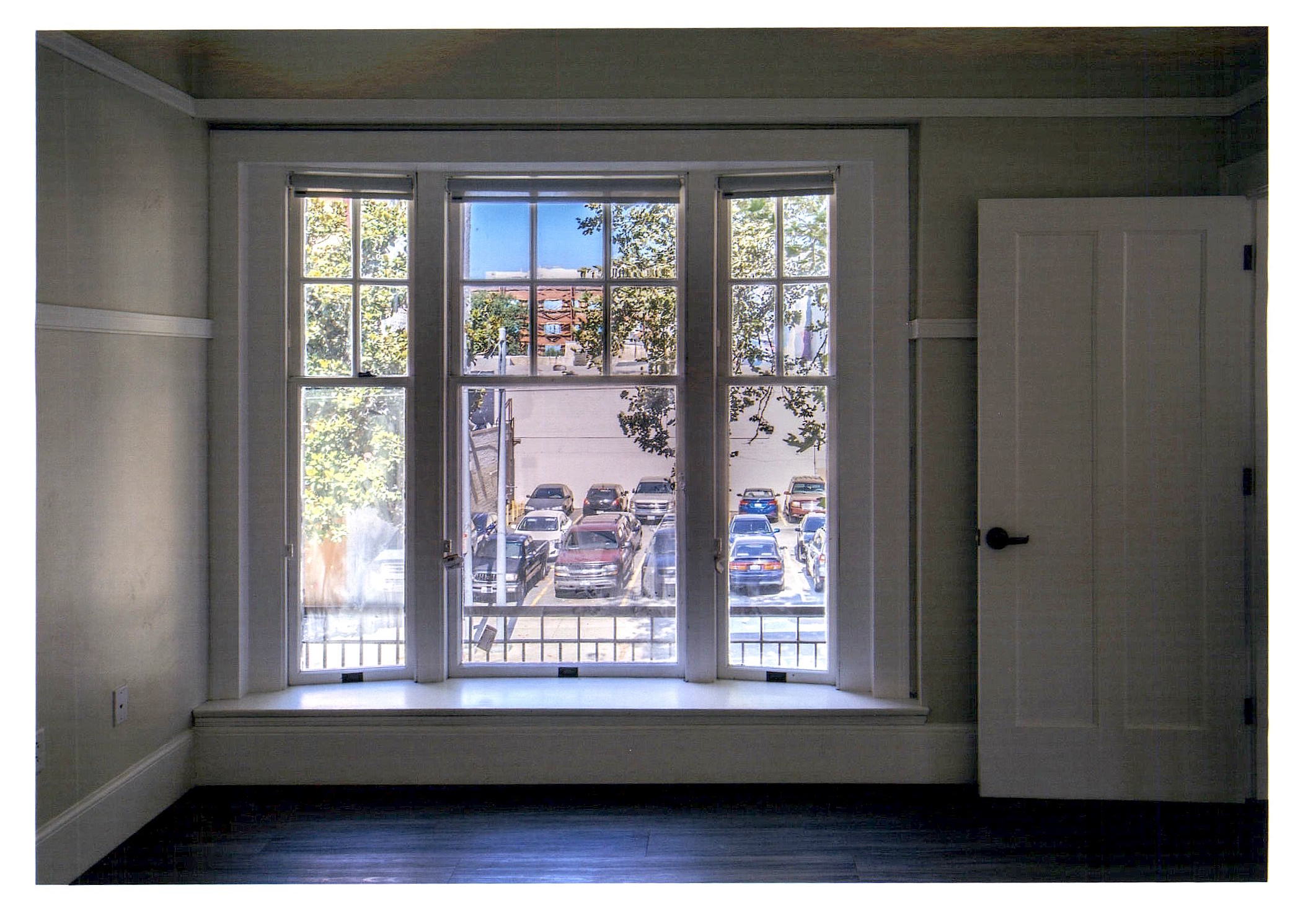 After: interior view of typical restored bay window.